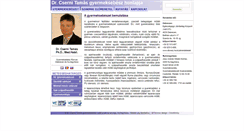 Desktop Screenshot of gyermeksebesz.hu